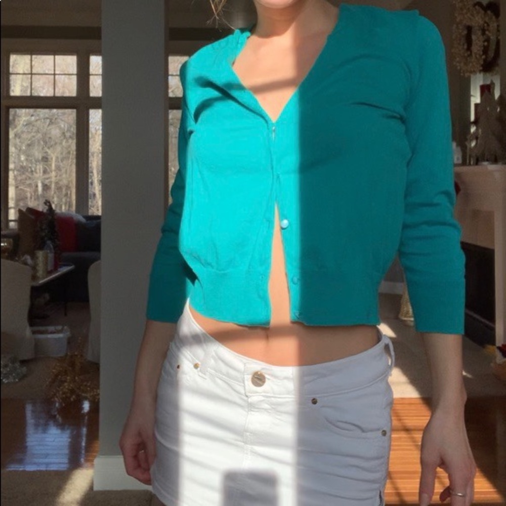 J Crew button up sweater cardigan top